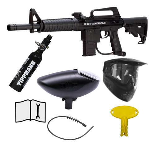 Marcadora Co2 Tippmann Bt Omega R15 Paintball Gotcha Xchws P