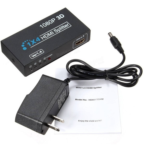 Imagen 4 de 4 de Splitter Hdmi 1 X 4 Salidas 1080p