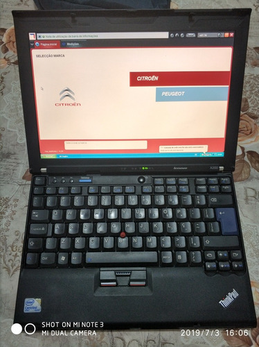Scanner Diagbox Só O Notebook Thinkpad X200