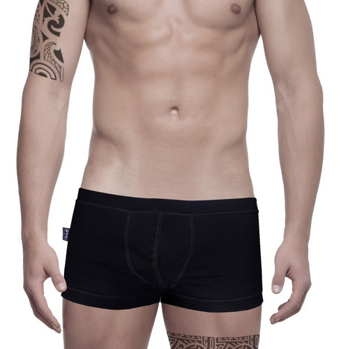 Cueca Boxer Com Saqueira Cinza Mescla - Underwear Divversity