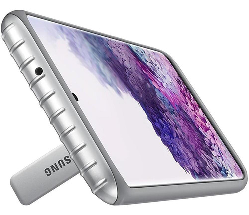 Capa Protetora Celular Cor Prata Samsung Galaxy S20 Plus