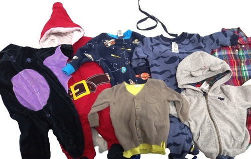 Lote De Ropa Invierno De Bebe Niño De 3 A 6 Meses 8 Piezas