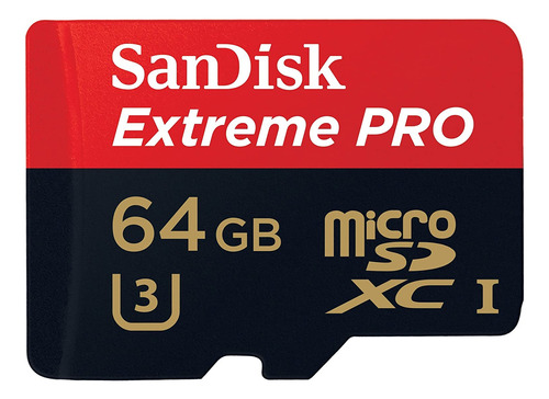 Tarjeta De Memoria Micro Sd Xc Sandisk Extreme Pro 64gb