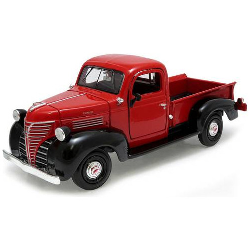 1941 Plymouth Truck Vermelho - Escala 1:24 - Motormax