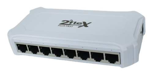 Switch 8 Portas Poe Reverso Fast Plus 2f-n1008plus 2flex