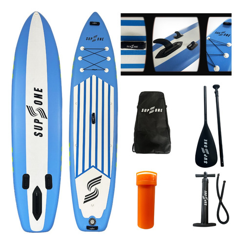 Sup Stand Up Paddle Kit Completo Supone 3,54 Metros 11,6 Pol