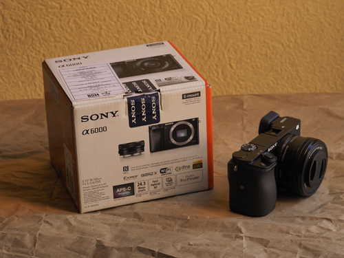  Sony Alpha 6000 Ilce-6000 (4327 Disparos) + Jaula