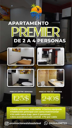 Imagen 1 de 10 de Habitacion Con Cocina Para 4 Personas En Morrocoy Falcon Resort Islas Del Sol Apartamento De Playa Con Piscina