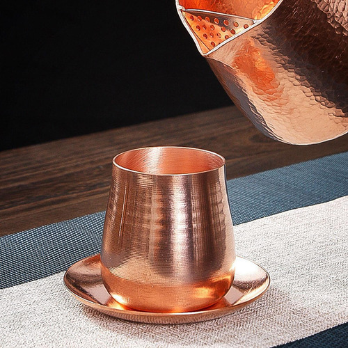 Taza De Té De Cobre Pura Taza De Té Taza De Bebida 240 Ml