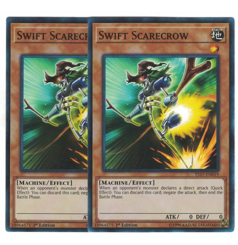 Yugioh 2x Swift Scarecrow Comun 1st Ys17-en019 (Usado)