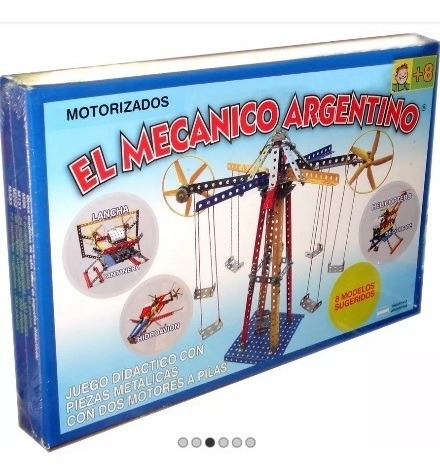 Mecano Metalico Motorizado Con 2 Mototres