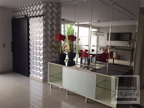 Imagem 10 de 30 de Sobrado Com 3 Dormitórios À Venda, 280 M² Por R$ 1.710.000 - Condomínio Mont Blanc - Sorocaba/sp, Próximo Ao Shopping Iguatemi. - So0021