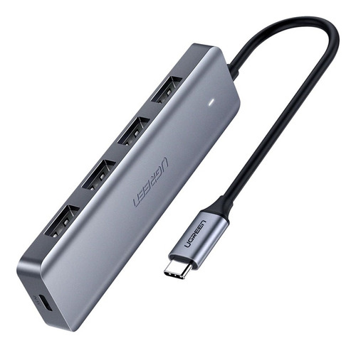 Adaptador Hub C & 4 Usb 3.0 Usb-c Windows Portable Power Pc