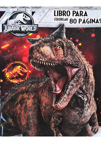 Libro P Colorear Jurassic World T Rex Raptor Carnotaurus 