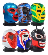 Comprar Paquete 10 Mascaras Luchador Spandex Lucha Libre Adulto M1