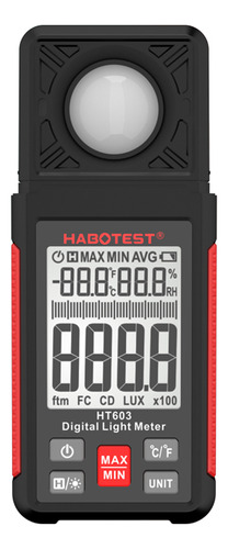 Medidor De Temperatura Ambiente Lux Meter Con Habotest