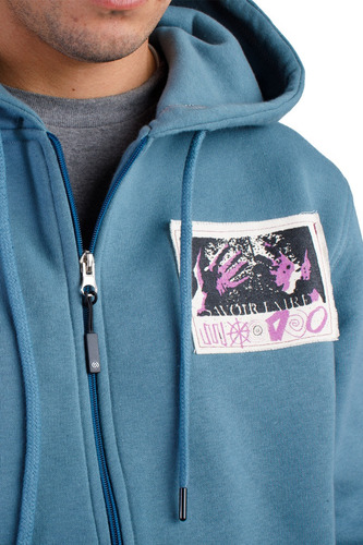 Buzo De Hombre Woodoo Zip Savoir Faire Hand - Petrole