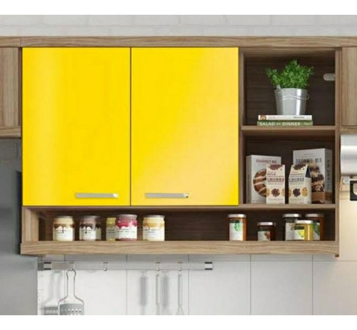 Papel Adesivo Autocolante Fosco Opaco 45cm X 10mts Diversos Cor Amarelo