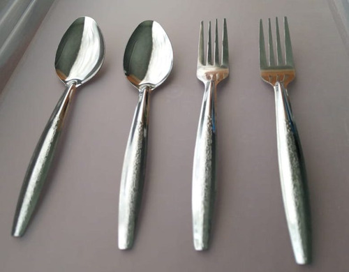 Tenedores 25 Y Cucharas 25 Cubiertos 50 Pzs Tenedor Flor