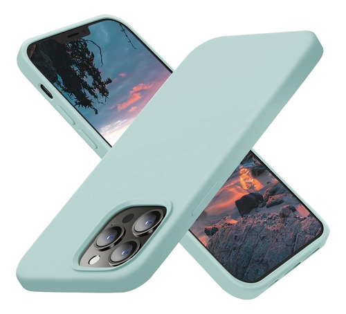 Funda Cordking Para iPhone 13- Verde (mint)