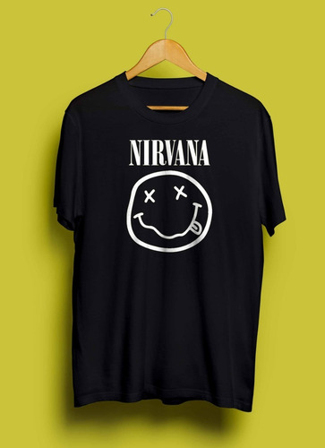 Playera Nirvana Rock Música Grunge Moda Alternativa