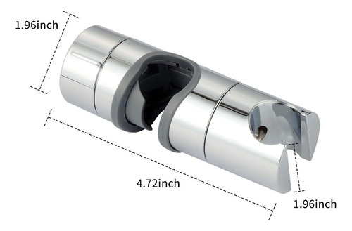 Soporte De Ducha De Mano Ajustable Para Barra Deslizante De
