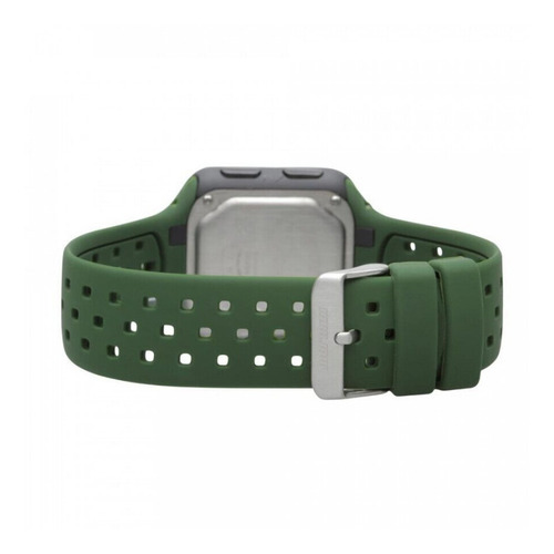Relogio Masculino Preto Verde Digital Negativo Original+nf