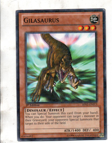 Gilasaurus Carta Yugi Bp02-en013 Common