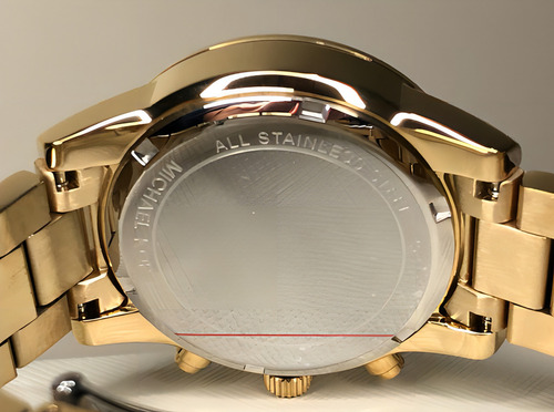 Relógio Feminino Michael Kors Mk6597 Dourado Ouro Cristais Cor Da Correia Dourada