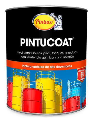 Pintura Epóxica Pintucoat Incoloro 13227 1/8 Gal Pintuco