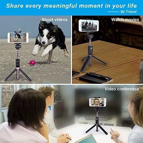Imagen 2 de 6 de Apexel 2-en-1 Soporte Trípode- Selfie Stick