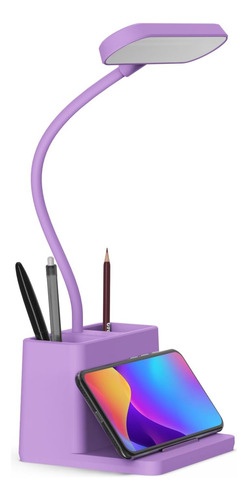 Lámpara De Escritorio Morada, Lámpara De Estudio/lámparas De