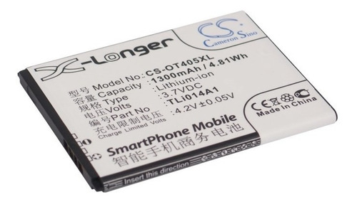 Bateria Compatible Alcatel Ot-4005 Ot-4012 Ot-4030 Ot-5020 