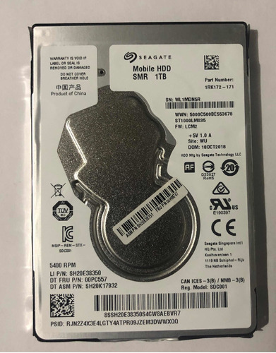 Disco Duro Seagate 1tb St1000lm035-1rk172-171 Como Nuevo!