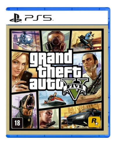 Jogo Gta V Ps5 Mídia Física Lacrado Original Pronta Entrega