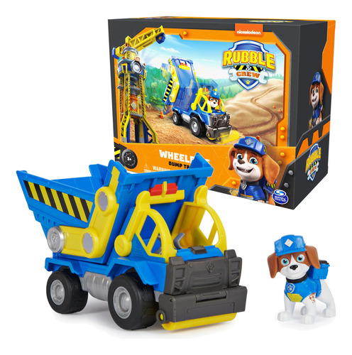 Rubble & Crew, Camion Volquete De Juguete Con Piezas Moviles