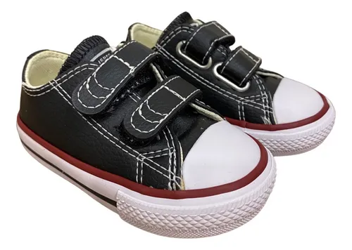 All Star Infantil Converse Velcro Couro Sint tico Original