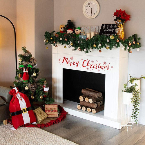 2pcs Guirnaldas Navideñas Decorativas, 5.4m Guirnalda