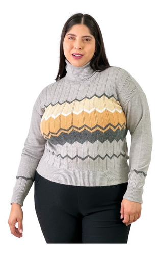 Polera Mujer Poleron Sweater Bremer Abrigado 