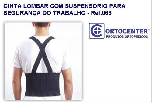 Cinta Lombar C/ Suspensório De Segurança - M