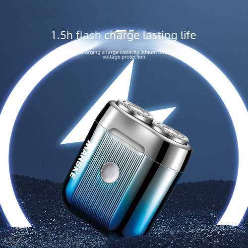 Usb - Portable Mini Dual-head Magnetic Shaver