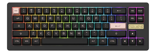 Teclado Mecánico Juegos Akko Acr Pro 68, Teclado Rgb 68 Al