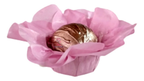 50 Forminha Papel De Seda Flor + Tapetinhos F012 -