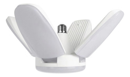 Luz Blanca Positiva E27 6400k 60w Voltaje Amplio Plegable