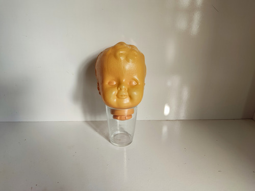 Cabeça Boneca Antiga De Plástico (Usado)