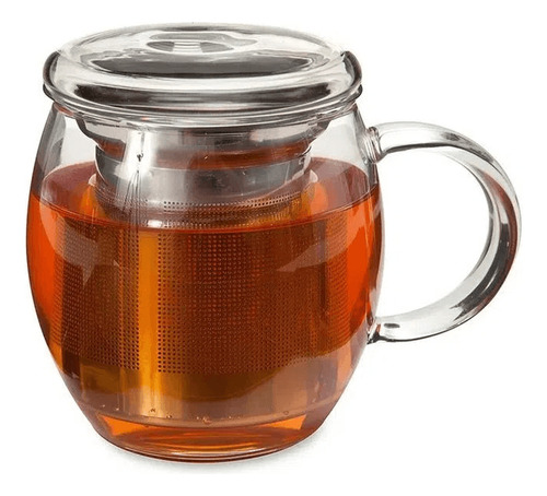 Caneca De Vidro Com Infusor Talchá Tang 350 Ml
