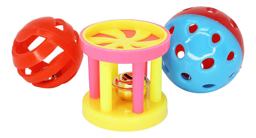 Conjunto Birds Toys Colorful Foot Rolling Versatile Parrot T
