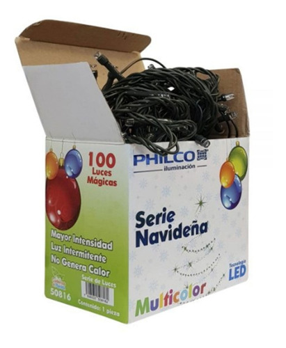 Serie Navideña Led 1.6w Multicolor 50816 Philco
