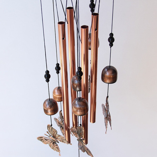 N Campanillas De Viento De Mariposa De Metal Decoraciones