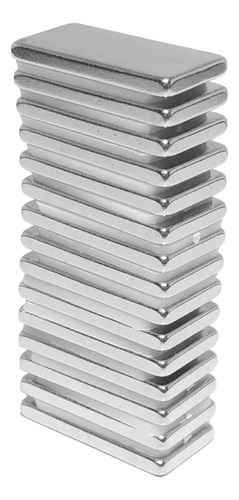 Imã De Neodímio / Super Forte / 20mm X 10mm X 2mm 10 Peças